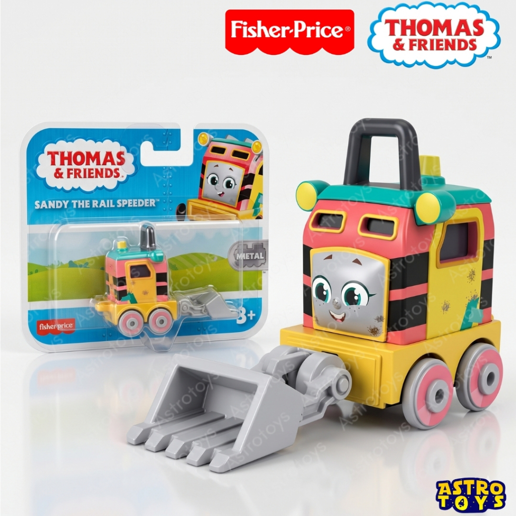 Fisher Price Thomas and Friends Karakter Sandy Original Mattel Diecast Mainan Kereta api Tomas