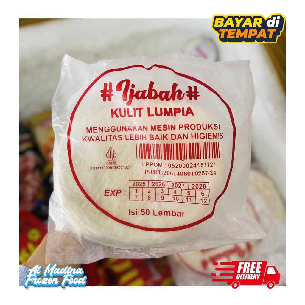 Kulit Lumpia Ijabah Al Madina Frozen Food