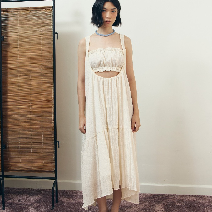 Nine Studio - Margie Dress in Ivory