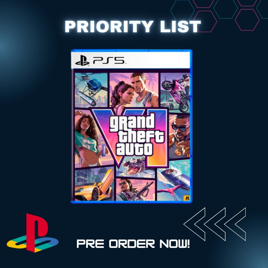 PRE ORDER PS5 GTA VI / PS5 GTA 6 / PS5 GRAND THEFT AUTO VI GTA6
