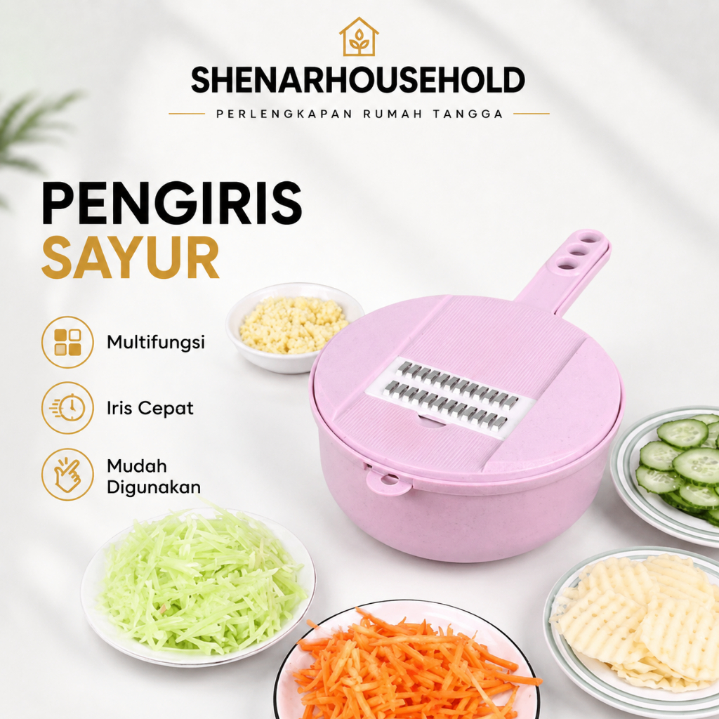 Alat Pemotong Sayuran Multifungsi mangkok Parutan Serbaguna Buah Sayur / Parutan Kentang Mustofa Ala