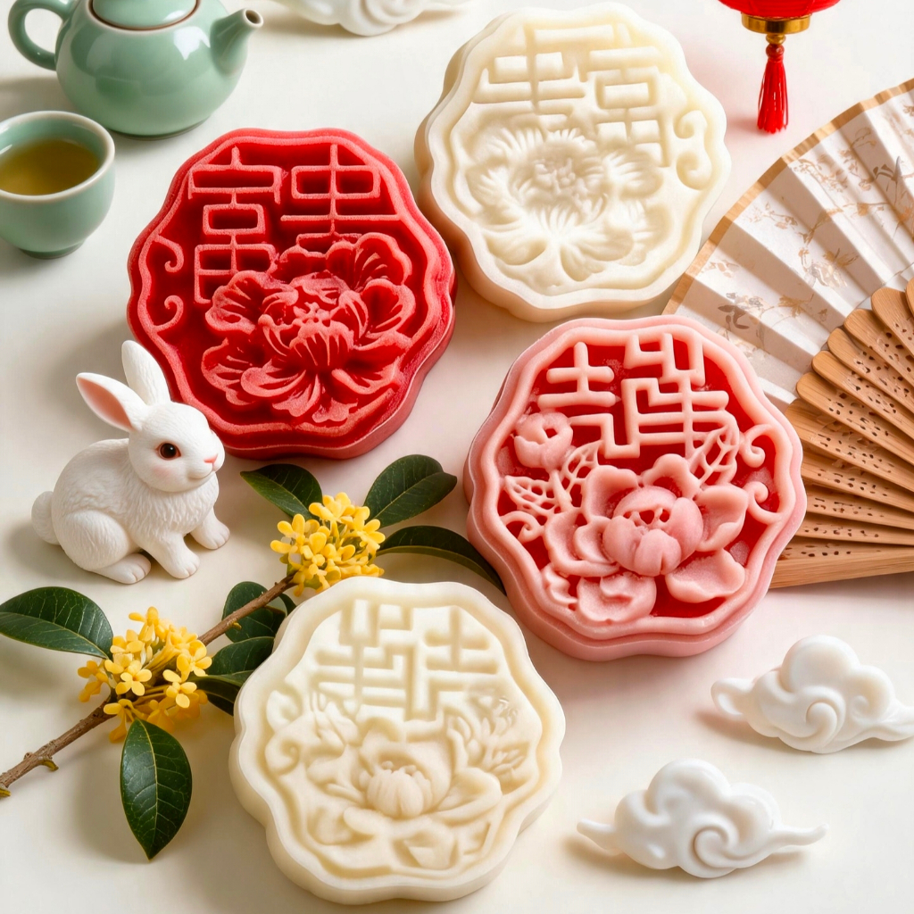 Cetakan Mooncake 50gr Cetakan kue bulan mooncake 50g cetakan mooncake terbaru
