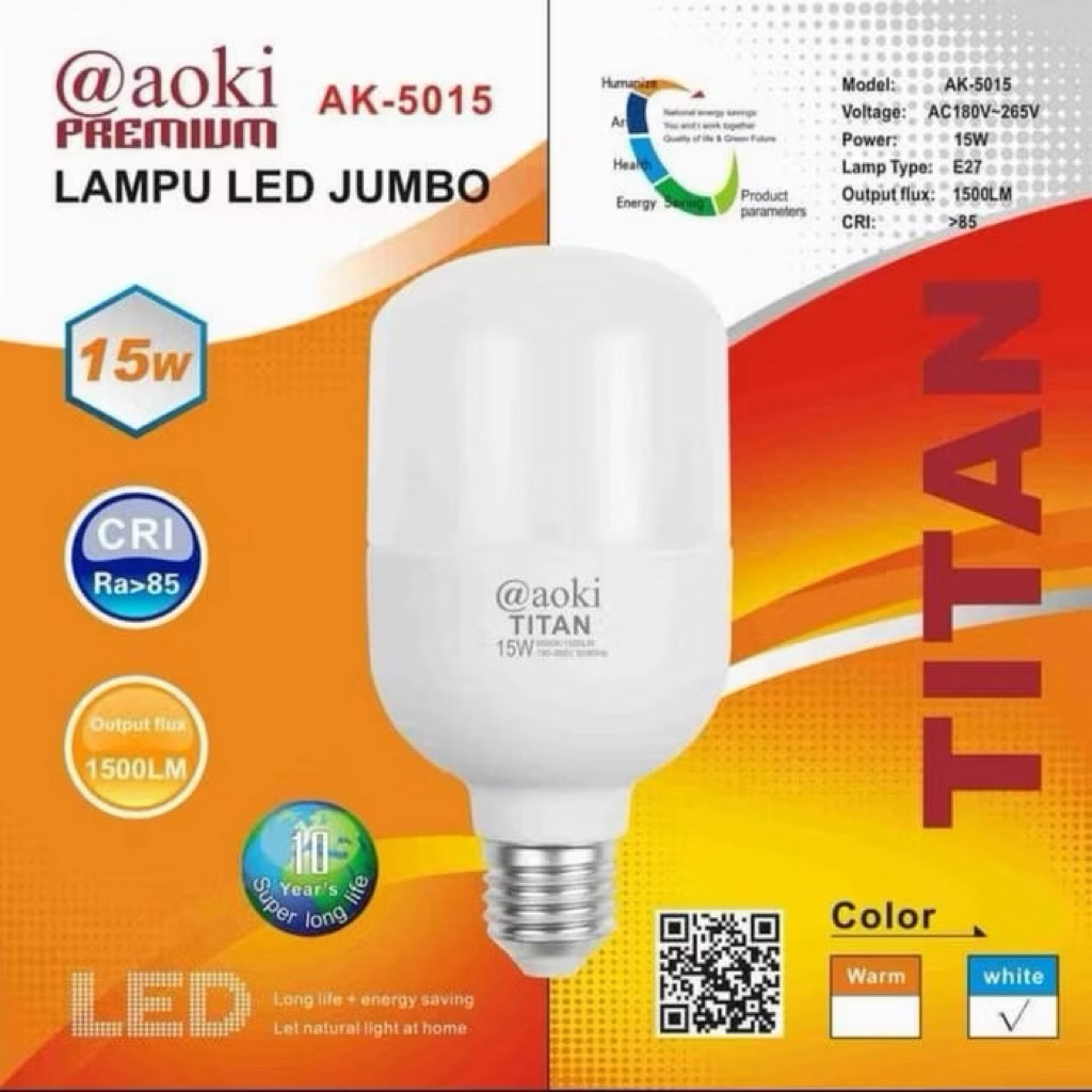 LAMPU LED AOKI TITAN 15w