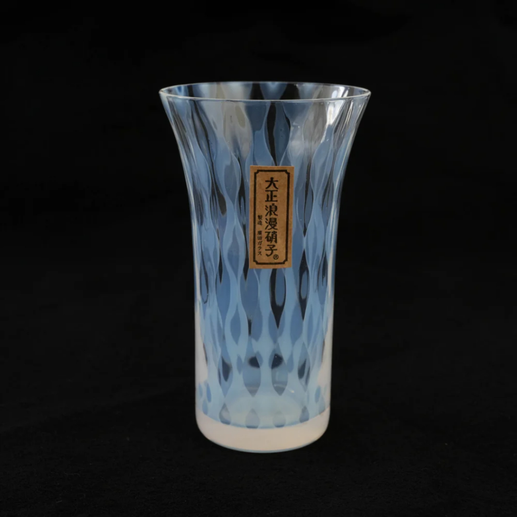 Hirota Glass Taisho Roman Shintozusa Beer Glass Made in Japan