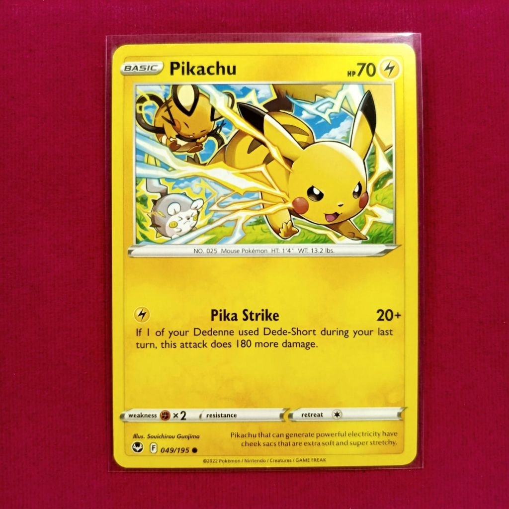 kartu pikachu original english