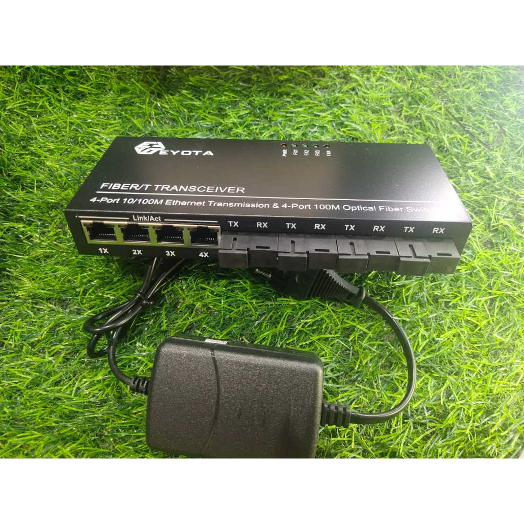 Htb Media Converter 4FO 4LAN Converter 100mbps 4 Port Fiber Optic 4 Port LAN 4 FO 4 LAN 4FO 4LAN htb