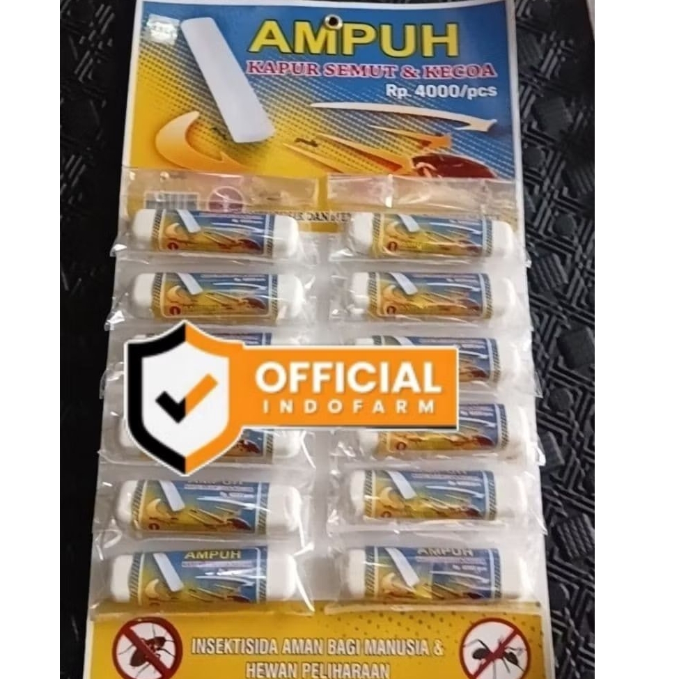 [indofarm] KAPUR SEMUT AMPUH 12PCS JUMBO