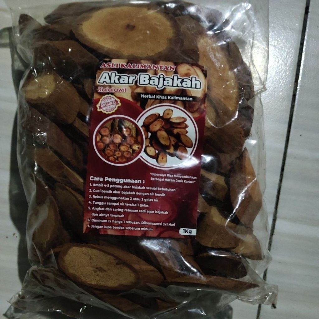 1kg Akar Bajakah Kalimantan Asli - Kaya Manfaat, 40 Zat Penyembuh, Herbal Alami