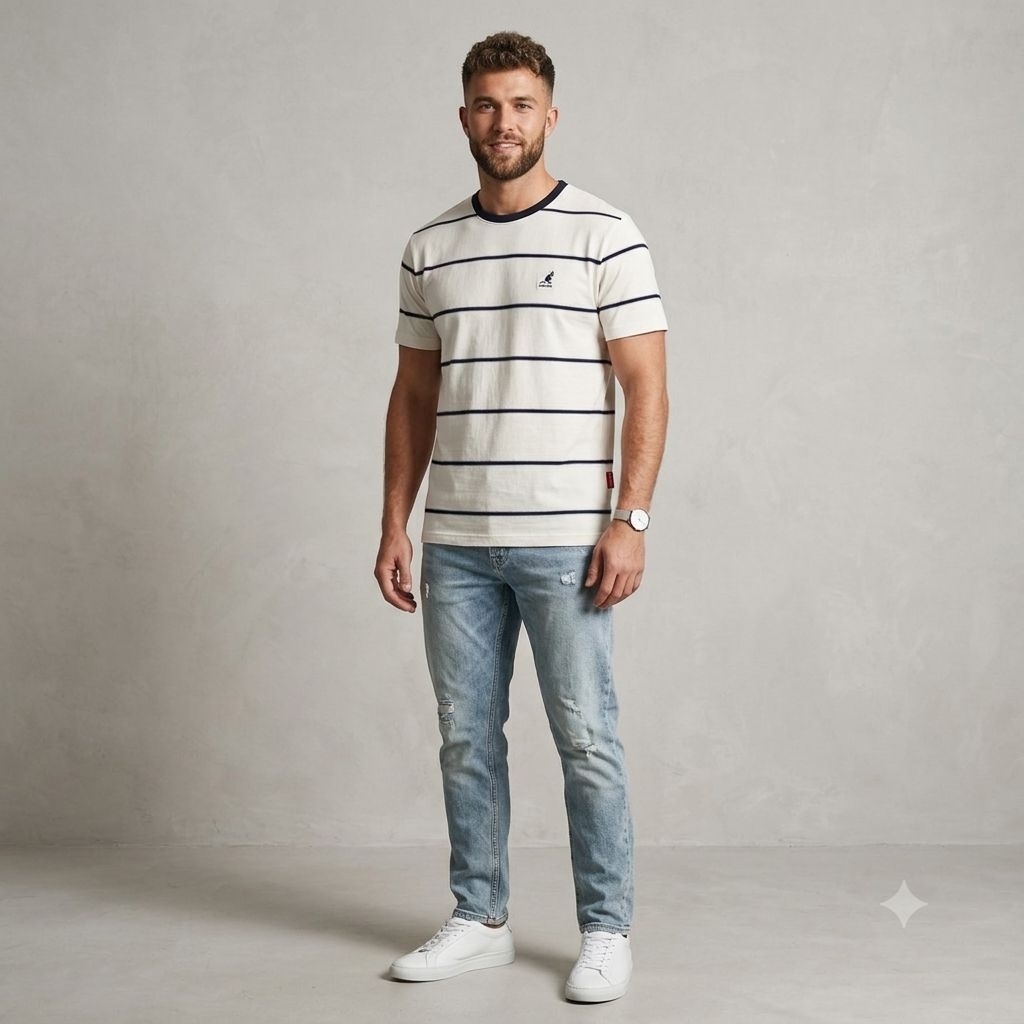 Kangol Stripe T-shirt Unisex