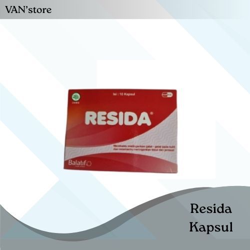 Resida Kapsul Obat Kulit Panu Kudis Exim/ Resida Kapsul Obat Dalam Pembersih Darah Kotor