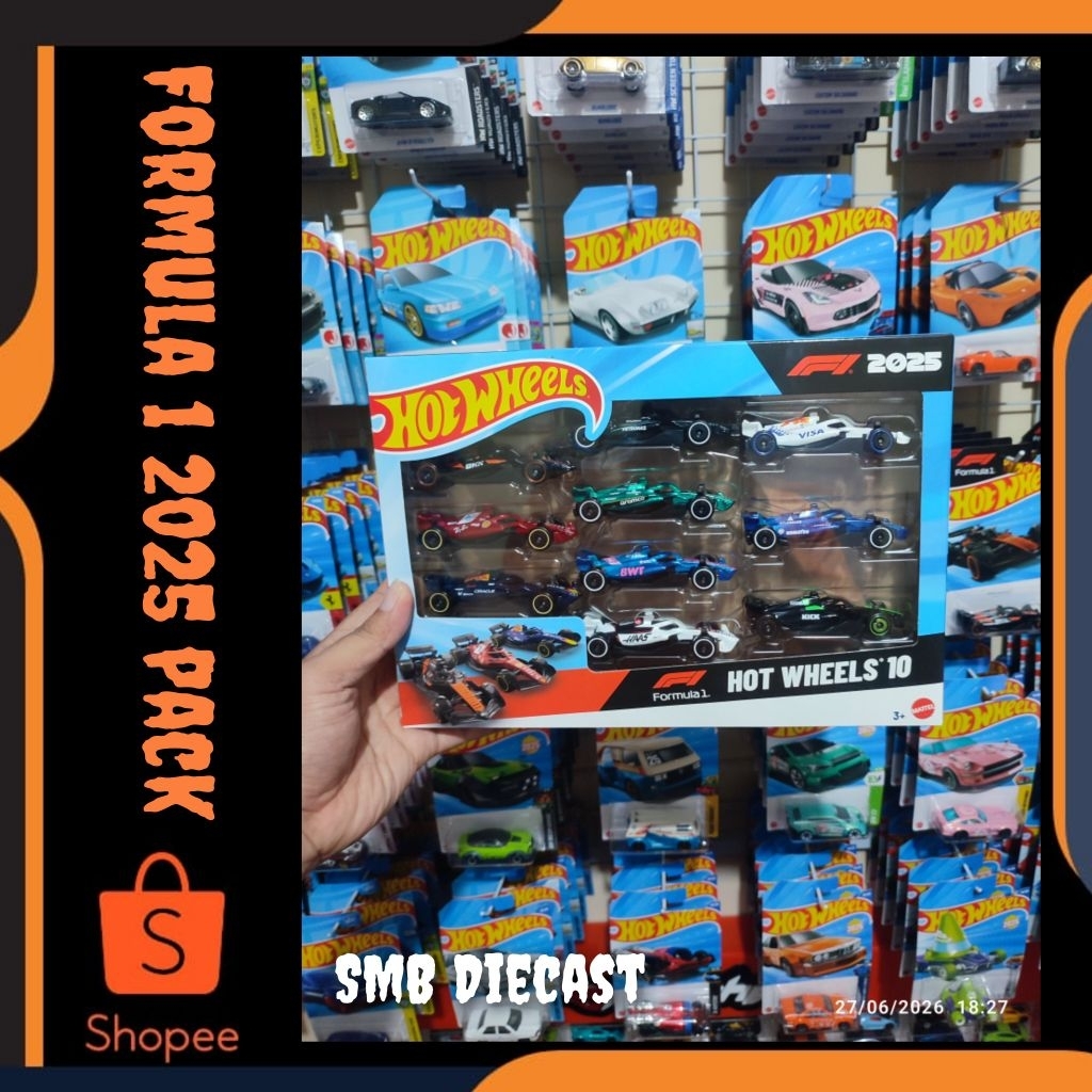 HOT WHEELS FORMULA 1 2025 HOT WHEELS BOX ISI 10