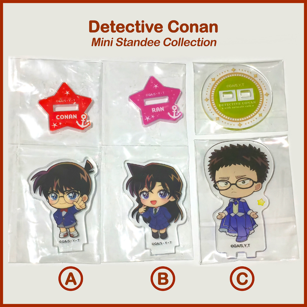 Detective Conan Official Mini Acrylic Standee Akrilik | Conan Ran Kazami