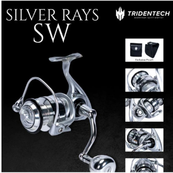 Reel Tridentech Silver Rays SW Reel Pancing Spinning