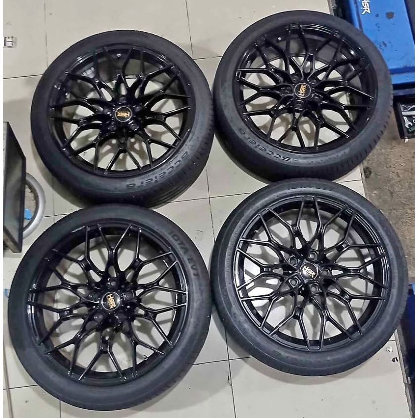 VELG MOBIL BEKAS BAGUS HSR BURAKKU RING 19 PCD 5X120 KHUSUS UNTUK BMW