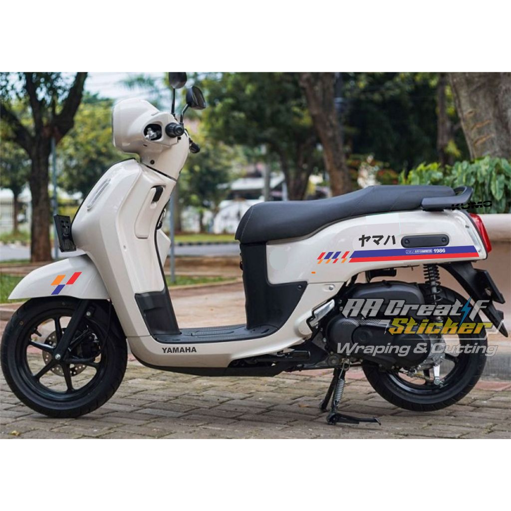 CUTTING sticker motor YAMAHA FAZZIO KALCER