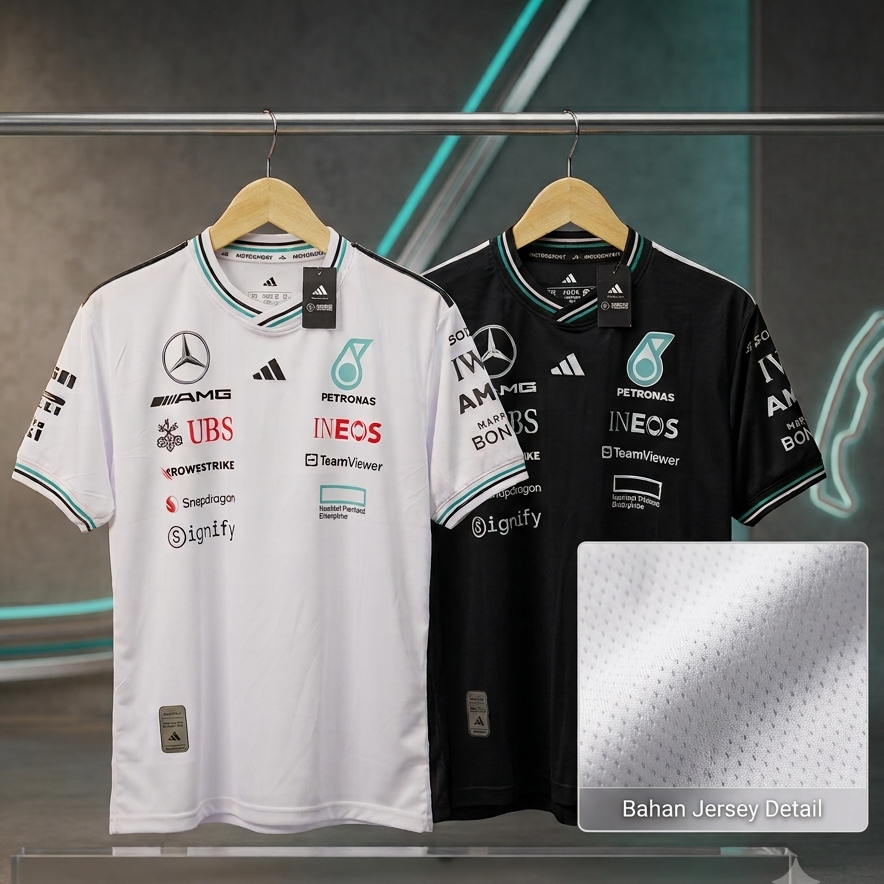 Jersey Mercedes AMG F1 2025 jersey racing formula one mercedes x adidas