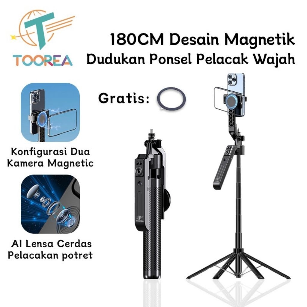 Tripod Toorea TOC12C (NEW) BARANG BARU... Ai Tracking Motion Tracking Tripod