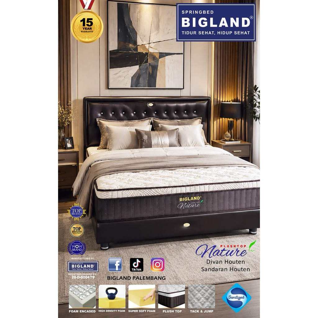 matras Bigland-spring bed Bigland nature-Matras bigland plustop