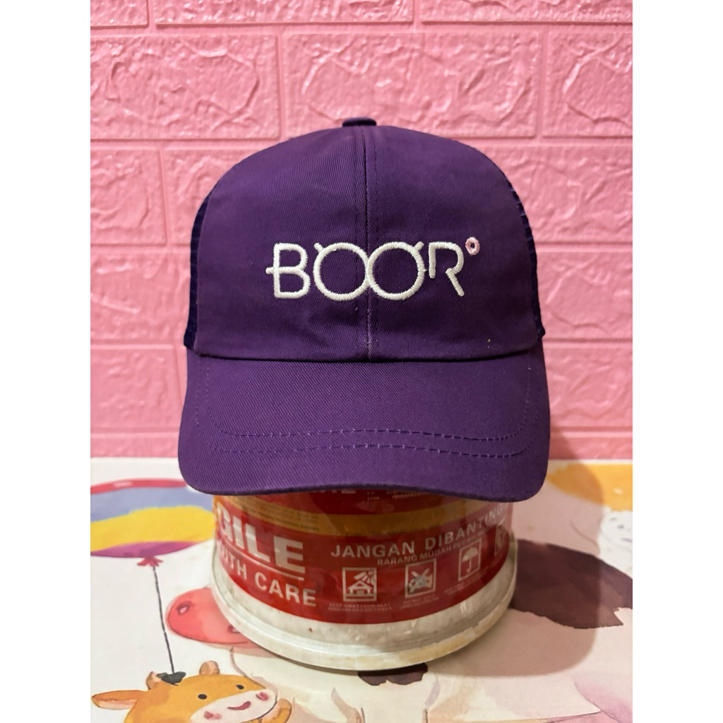 Topi trucker visor pendek second/bekas