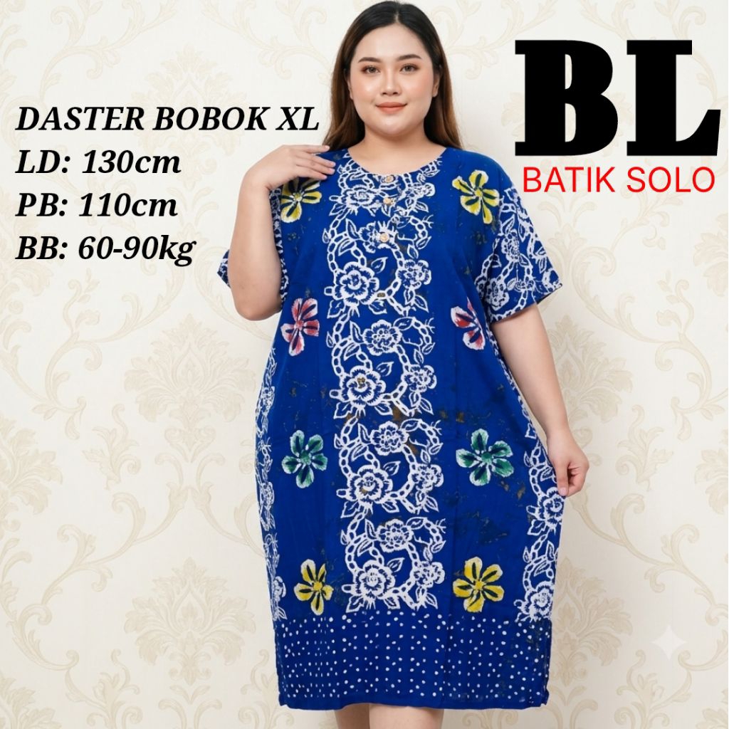 (Byk Motif) Daster Batik Solo BL Busui Xl Ld 130 Pb 110