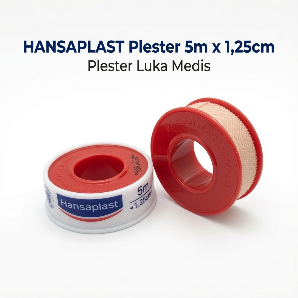 HANSAPLAST Plester 5m x 1,25cm - Plester Luka Medis