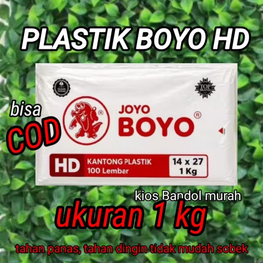 plastik Boyo HD buram 1 kg 14x27