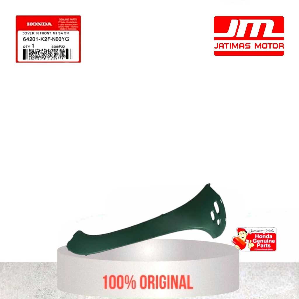 64201-K2F-N00YG Cover Kanan Depan Hijau Doff Honda Scoopy K2F