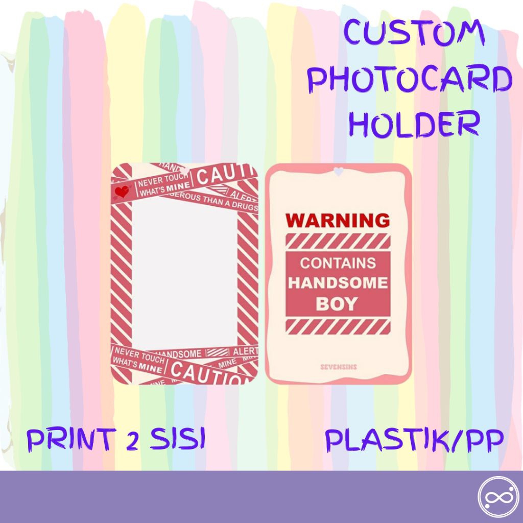 (No COD) PC Holder Custom Desain Bebas