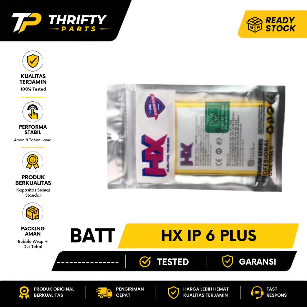 Baterai HX iPhone 6 Plus Original Quality