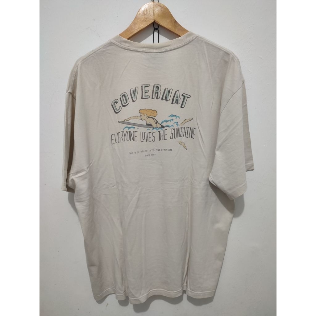 T-SHIRT COVERNAT ORIGINAL SECOND WARNA CREAM