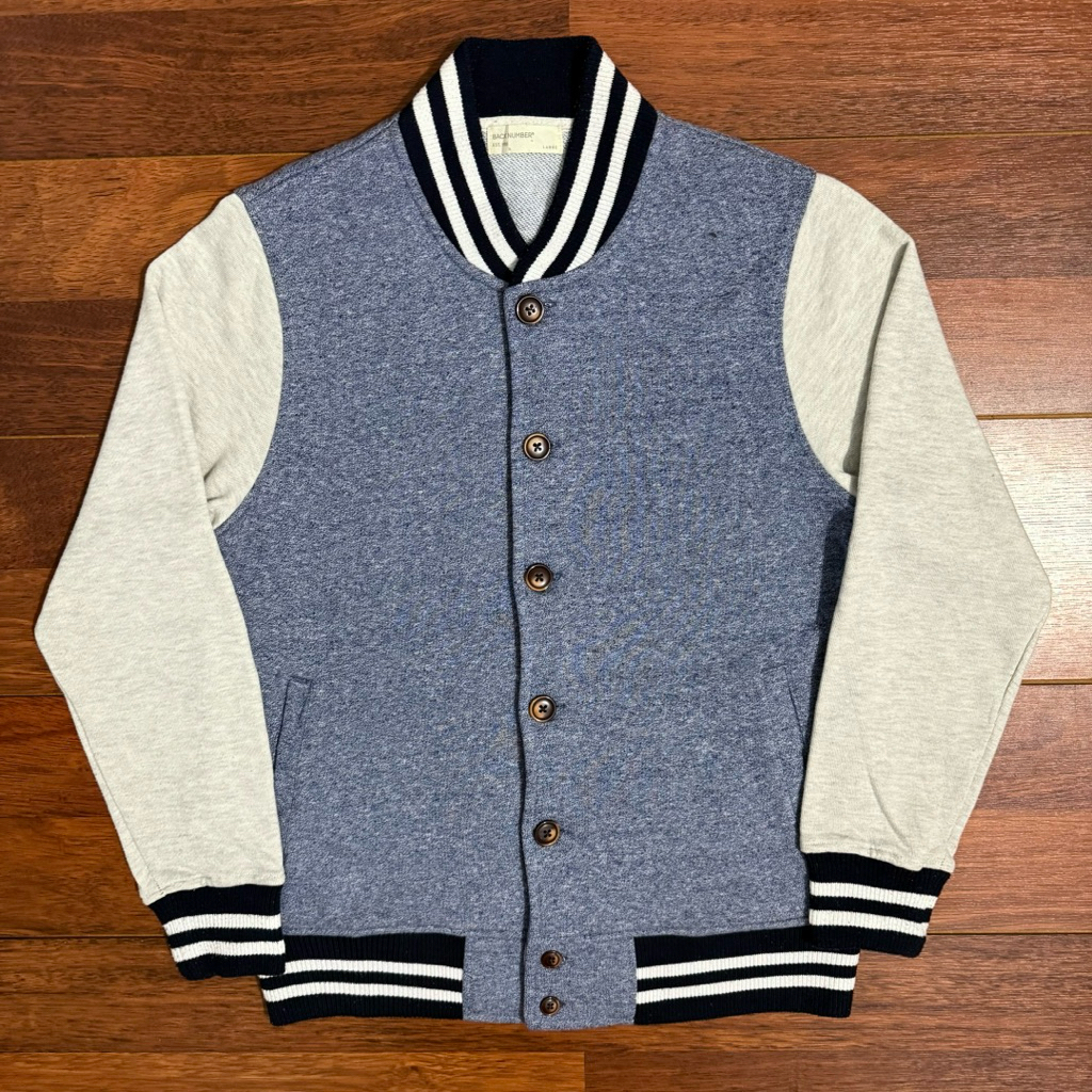 Back number varsity jacket