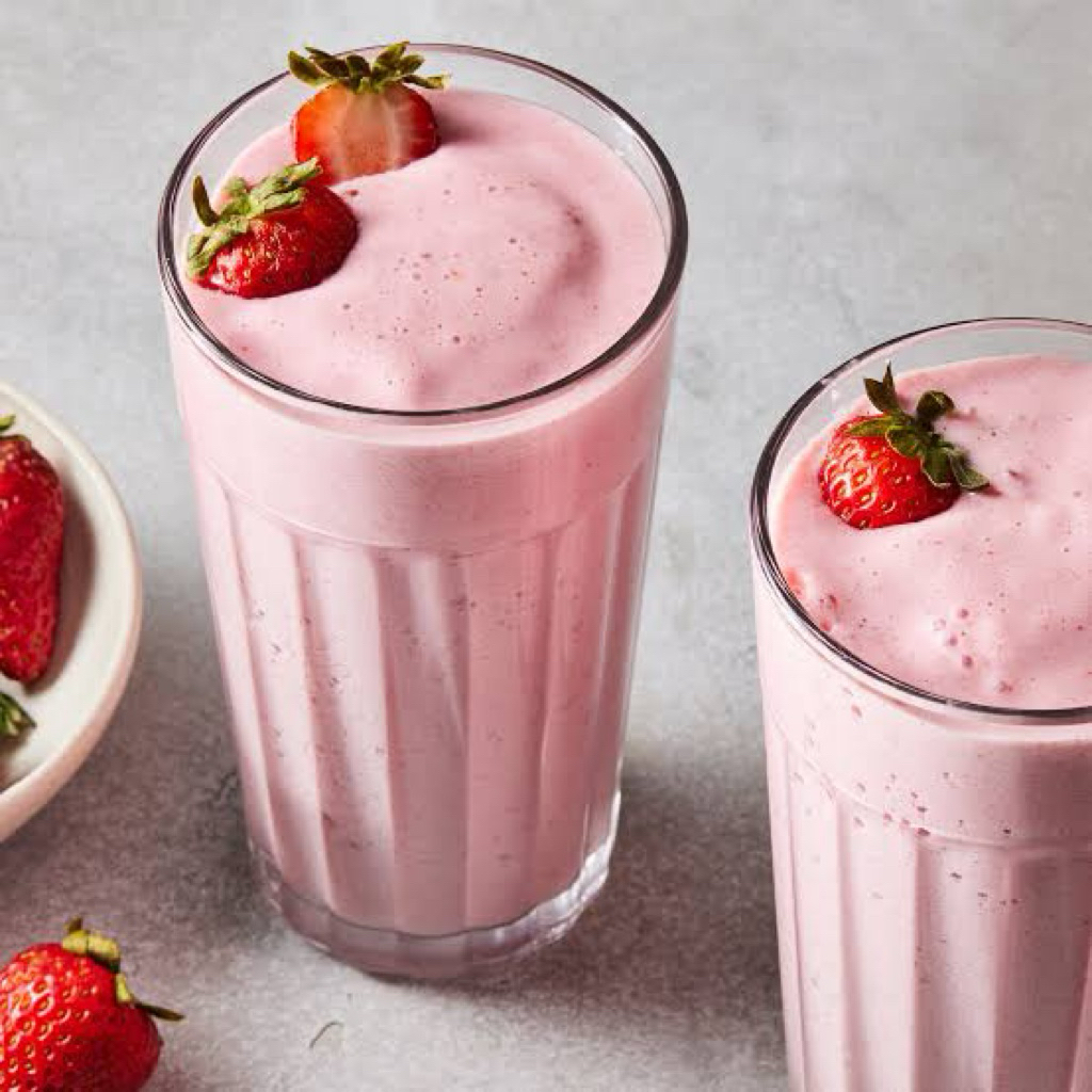 Strawberry Smoothies Juice Strawberry Buah Sumedang
