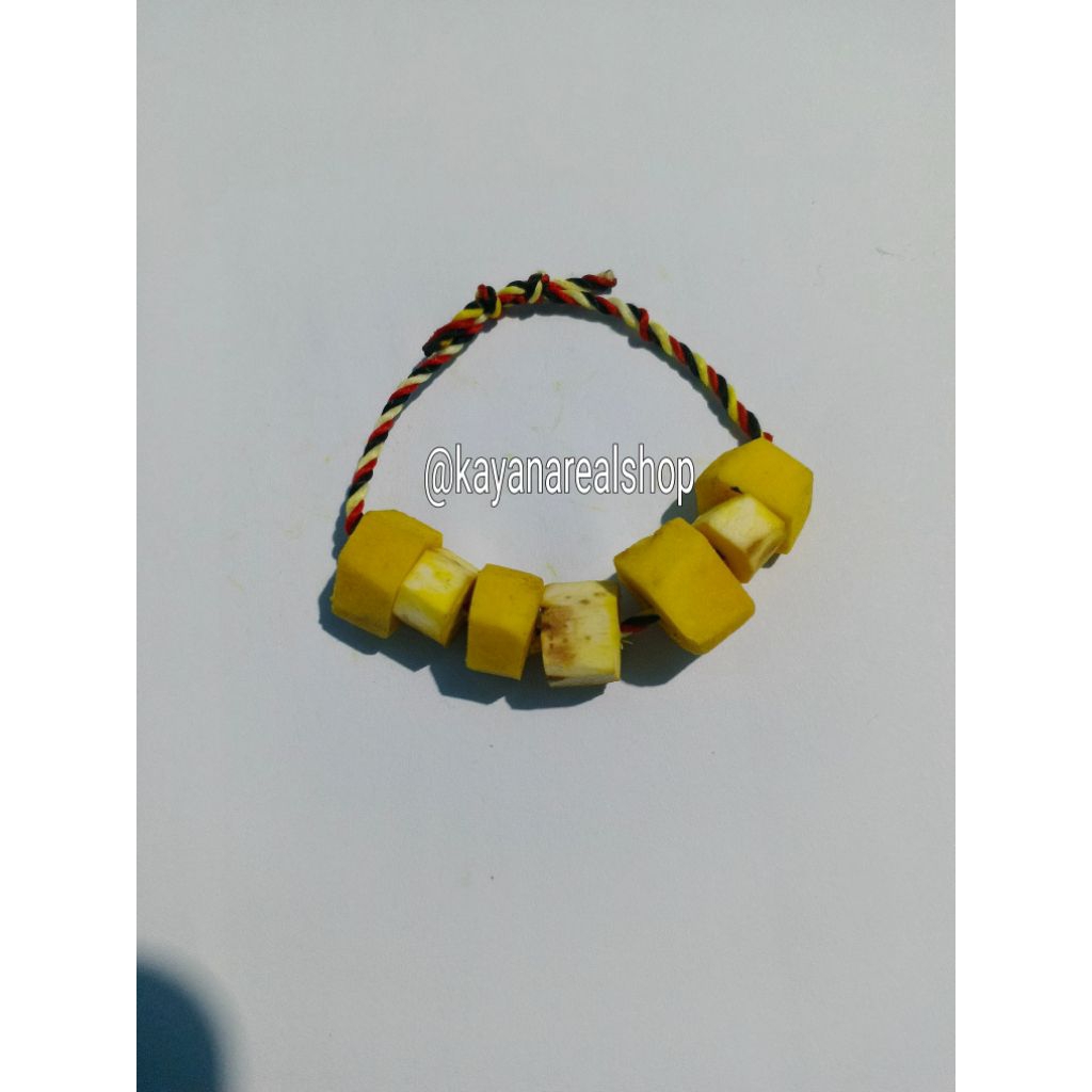gelang delingo bangle 7 butir tali belang