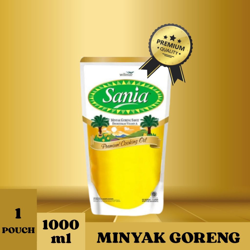 MINYAK SANIA 1 LITER 1 KARTON