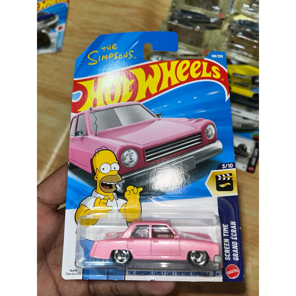 Hot Wheels The Simpsons Family car