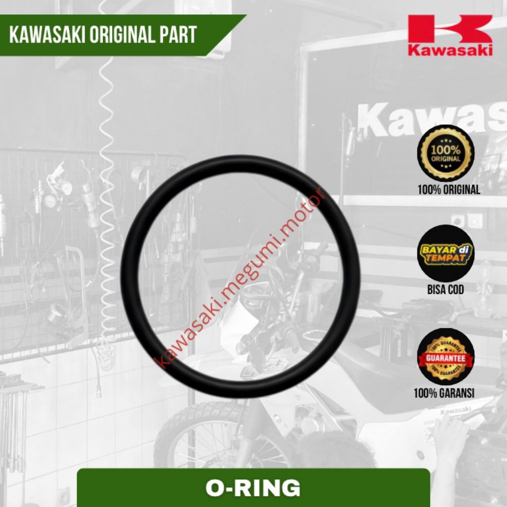 O-ring Tutup Oli Mesin Ninja RR, R, SS - Sparepart Original Kawasaki (92055-012)