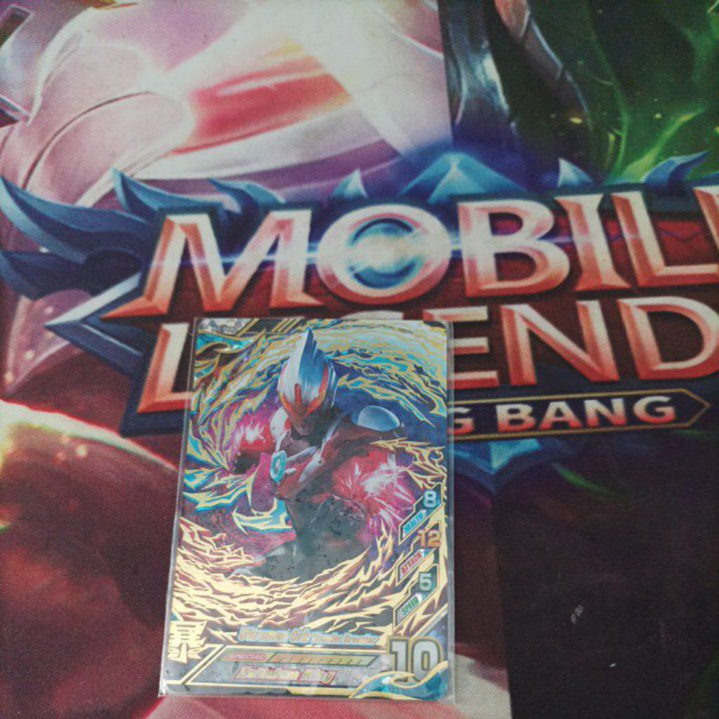kartu ultraman orb thunder breaster ultra rare