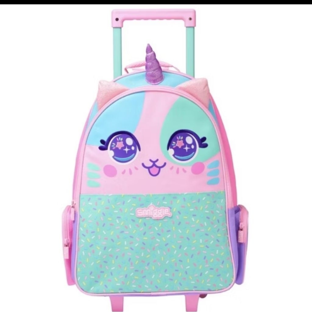 SMIGGLE Trolley UNICORN light up wheels ORI