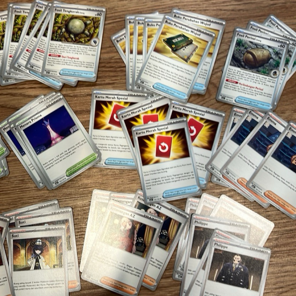 Kartu Pokemon Bulk Kartu Pokemon Trainer Deck Staple Core Tool Stadium Supporter Evolusi Mega Impian