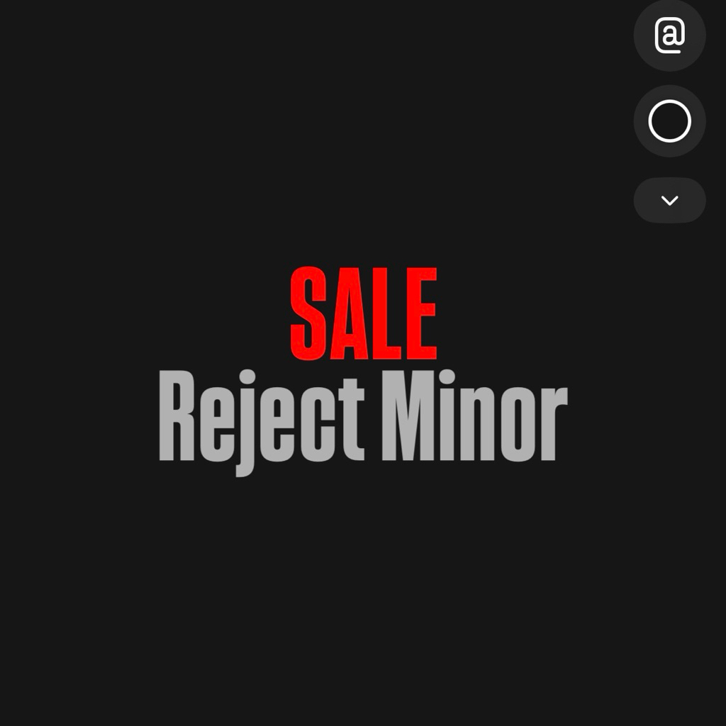 REJECT MINOR