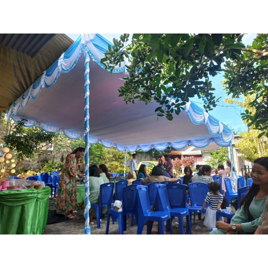 1 set kain perlengkapan  tenda datar- plafon datar-plafon tenda