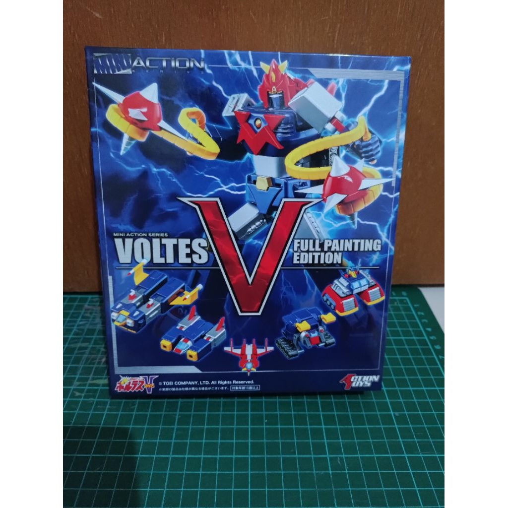 Mini Action Figure Voltes V Full Painting Edition Voltus Action Toys