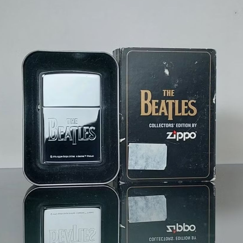 ZIPPO 250BTL 471 BEATLES LOGO EDISI KOLEKTOR OFFICIAL LICENSED PRODUCT TAHUN 1998