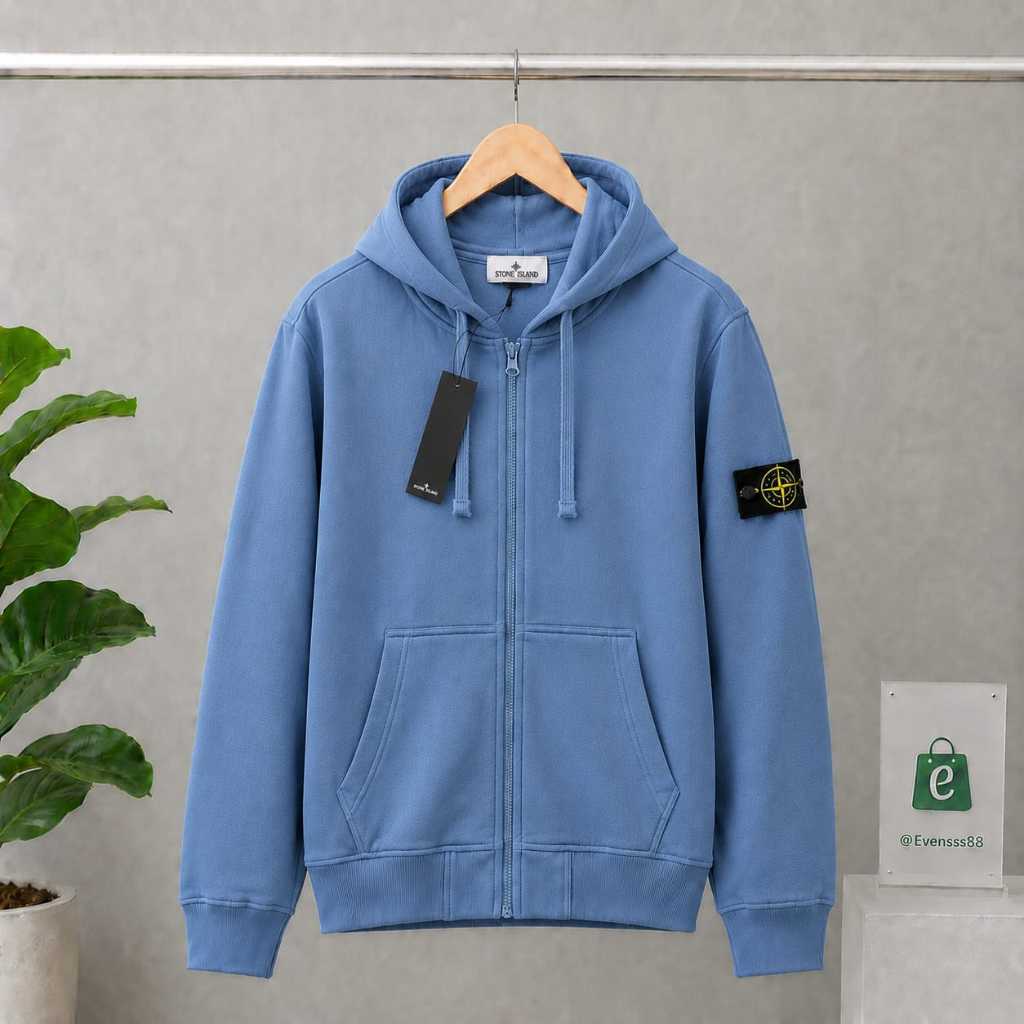 JAKET PRIA STONE ISLAND JAKET ZIPPER PRIA STONE ISLAND UNISEX