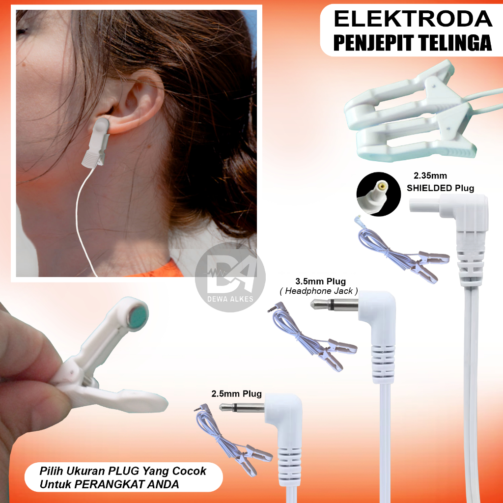 Elektroda Penjepit Telinga | Terapi Meridian Telinga