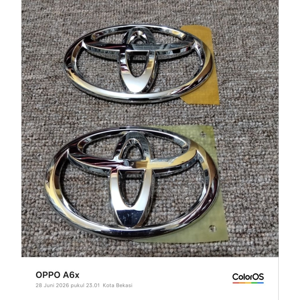 Logo Grill Depan Toyota VIOS YARIS Original Logo Bumper Depan Toyota Vios Yaris/ Logo Bagasi Vios