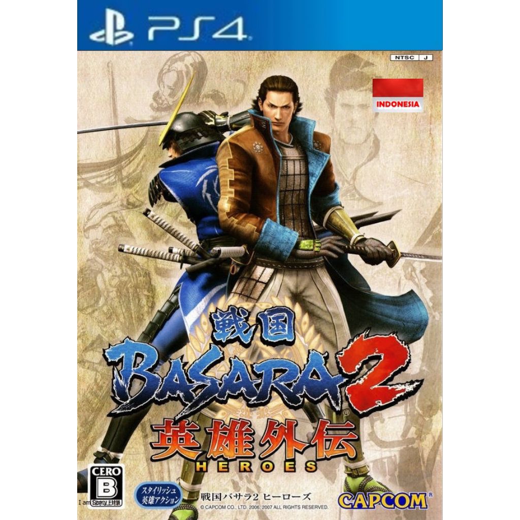 KASET GAME PS4 HEN BASARA 2 HEROES