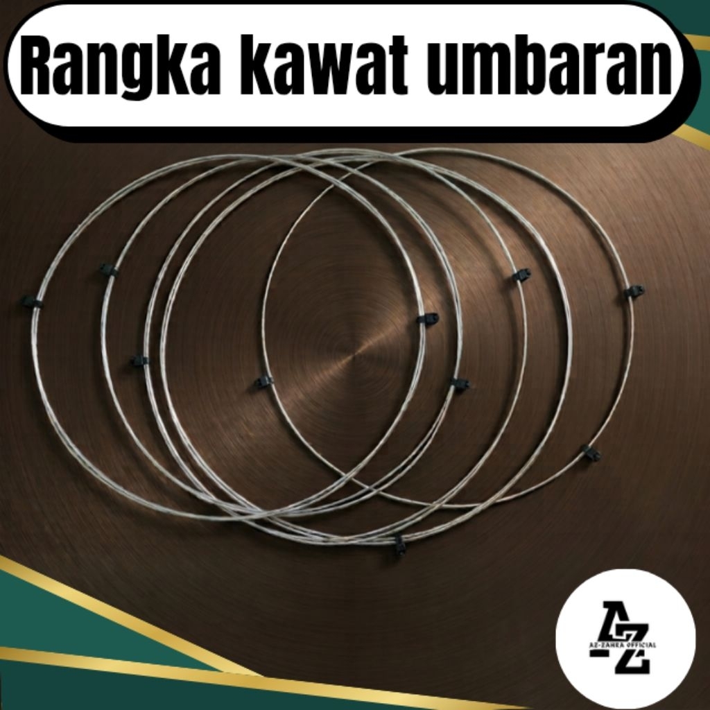 Ring Rangka diameter 50cm umbaran bulat murai batu (perpasang) kokoh dan kuat
