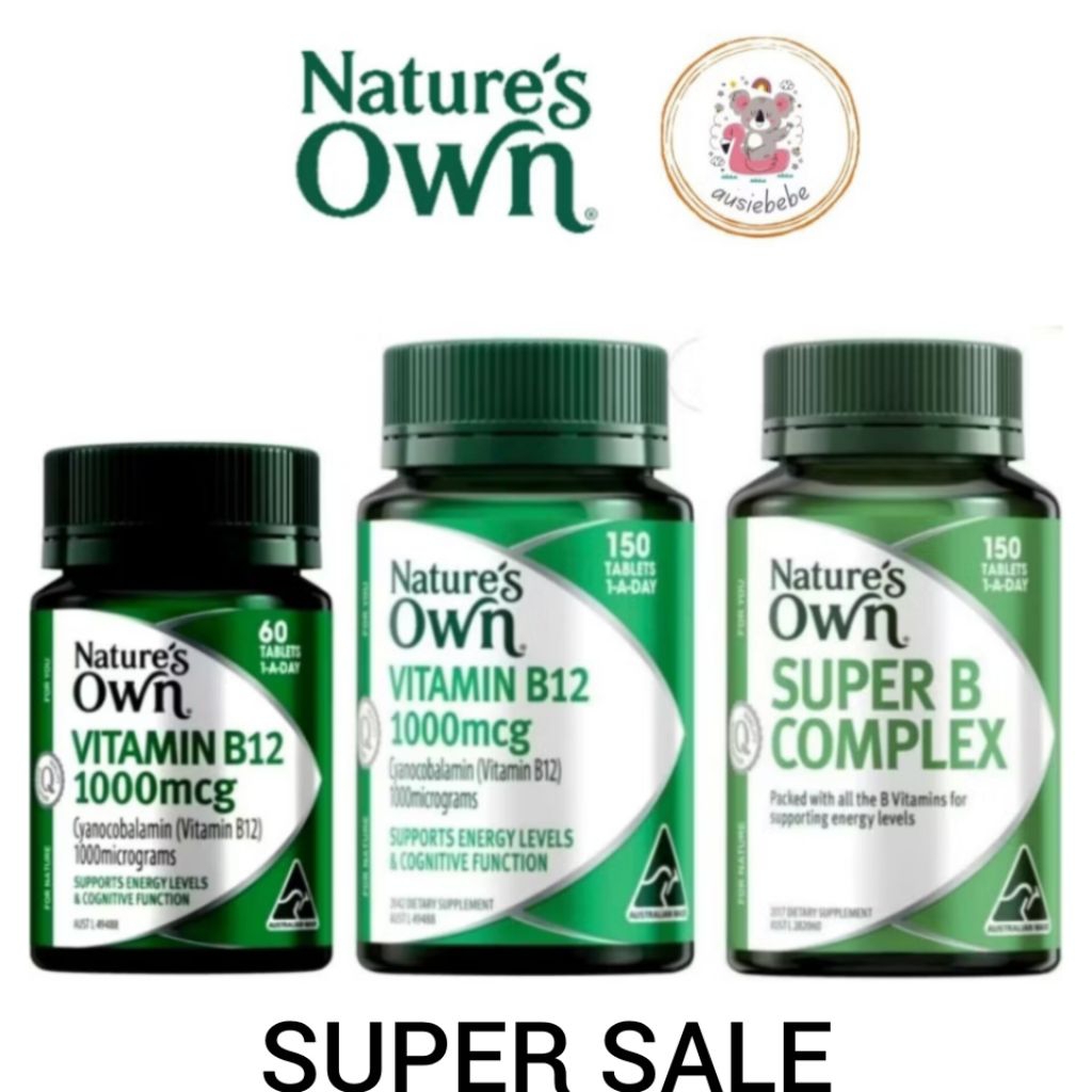Nature's Own Vitamin B12 1000mcg / Super B Complex