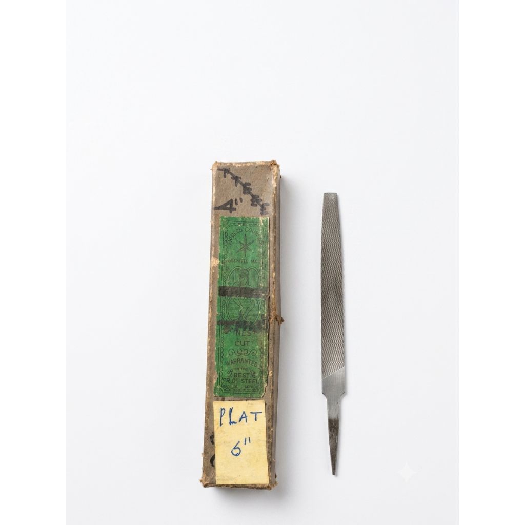 Kikir plat india 4"